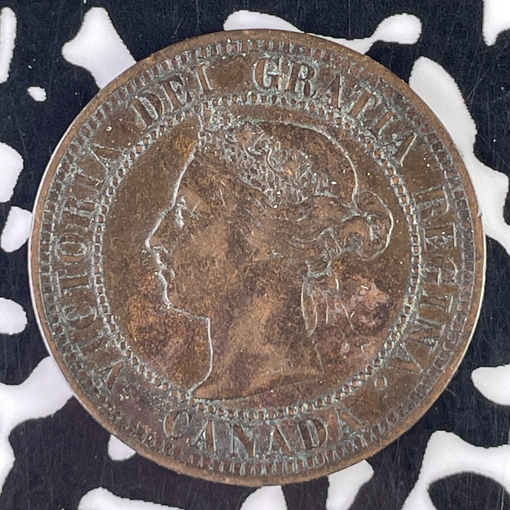 1888 Canada Large Cent Lot#F2083 Nice!