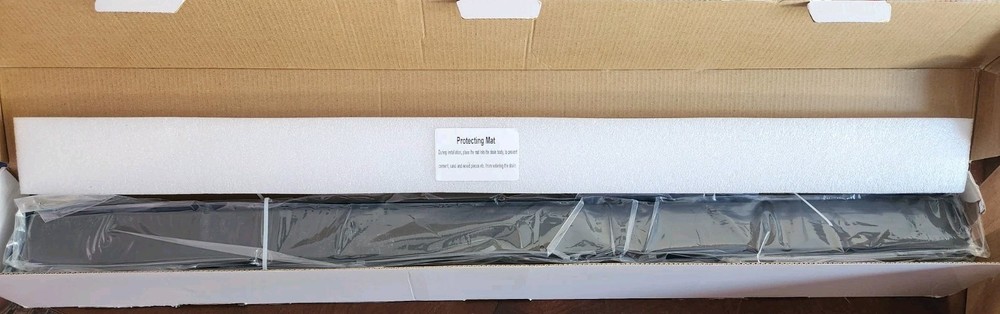 36 Inch Linear Shower Drain Rectangular Floor Drain with Accessories Matte Black