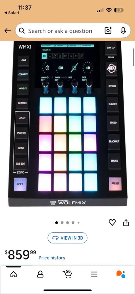 American DJ Wolfmix Lighting Controller Standalone (New open Box)