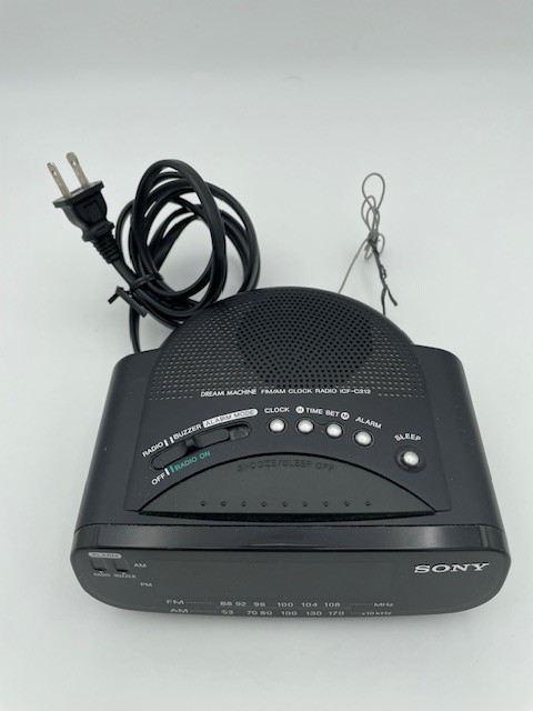 SONY Radio Alarm Clock--Model Unknown--SEE DESCRIPTION!!!