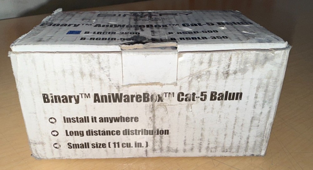 Binary Aniwarebox Cat-5 Balun B-LRCIR-2200