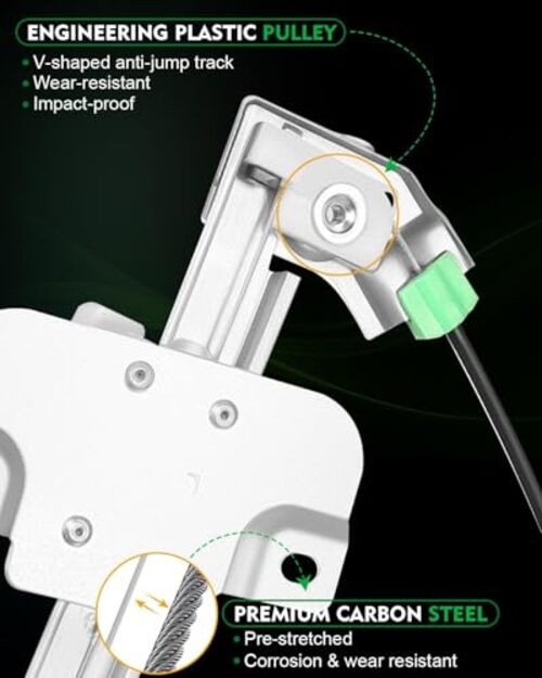 B25E-59-590D Front Left Driver Side Power Window Regulator with Motor for: