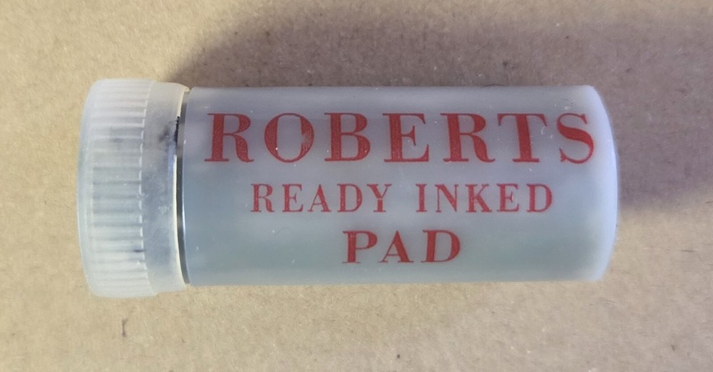 Roberts Numbering Machine Model 190 vintage