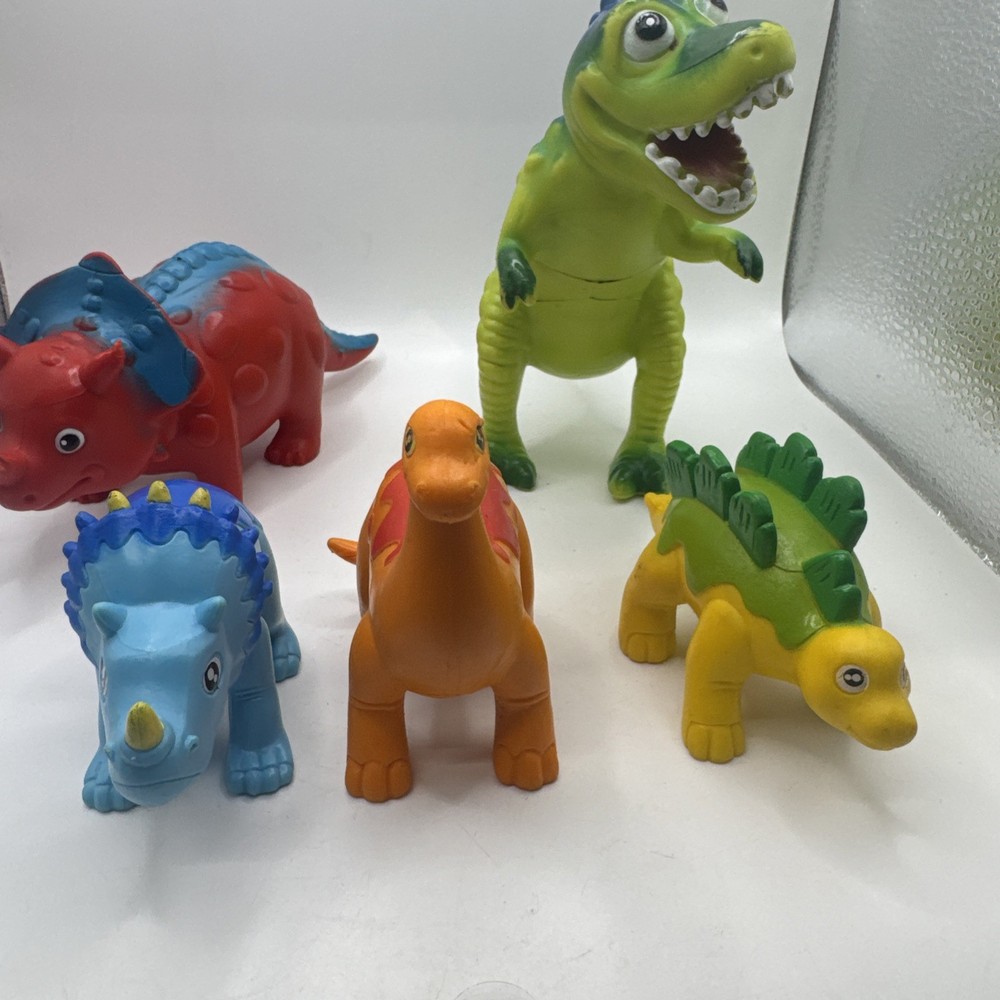 5 Pc. Plastic Dinosaur Lot