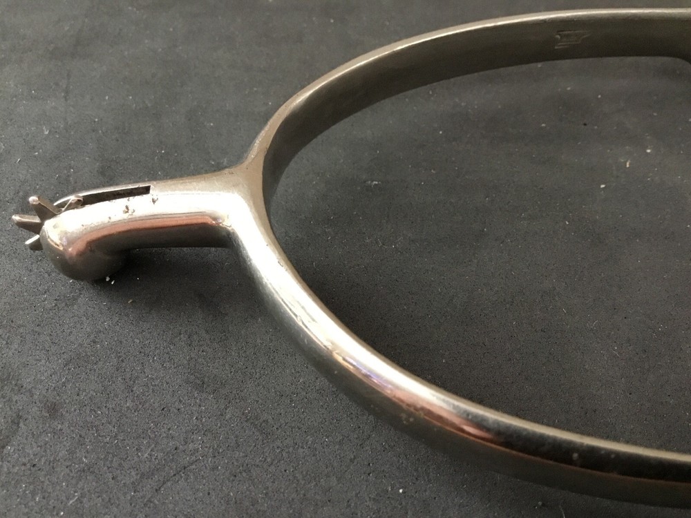VINTAGE ARGENTAN HUCK SPUR