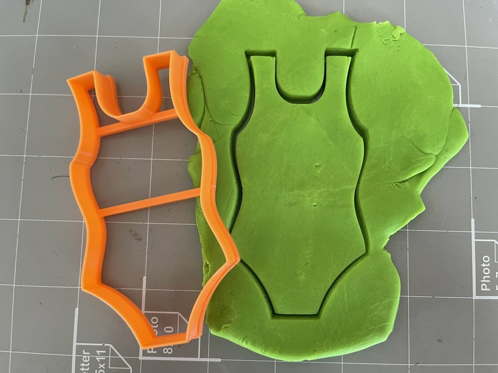 One Piece Bikini cookie cutter