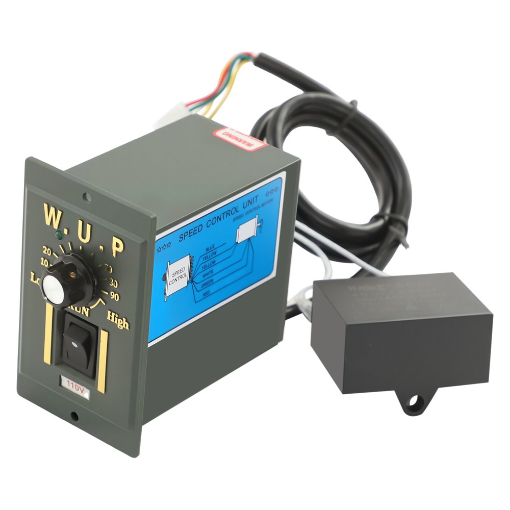 200W AC Gear Motor With Speed Controller Electric Variable Single-Phase 20K 110V
