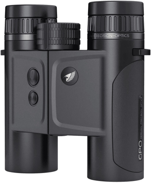 German Precision Optics RANGEGUIDE 8x32 Rangefinding Binocular, Black, BX700