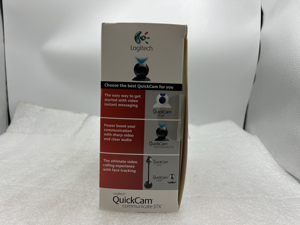 Logitech Quickcam Communicate STX Webcam For PC Computer Virtual School Class