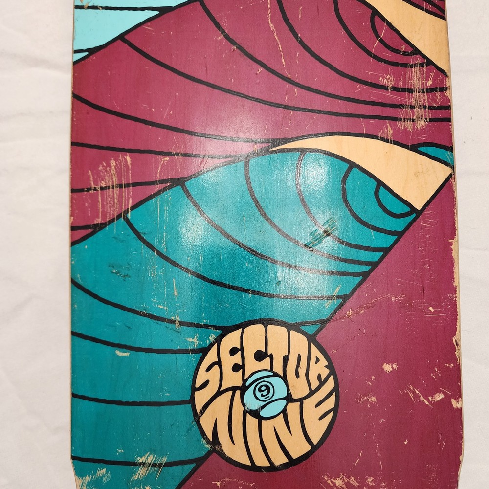 Sector Nine Cyclone Maroon Deck Worn 8"