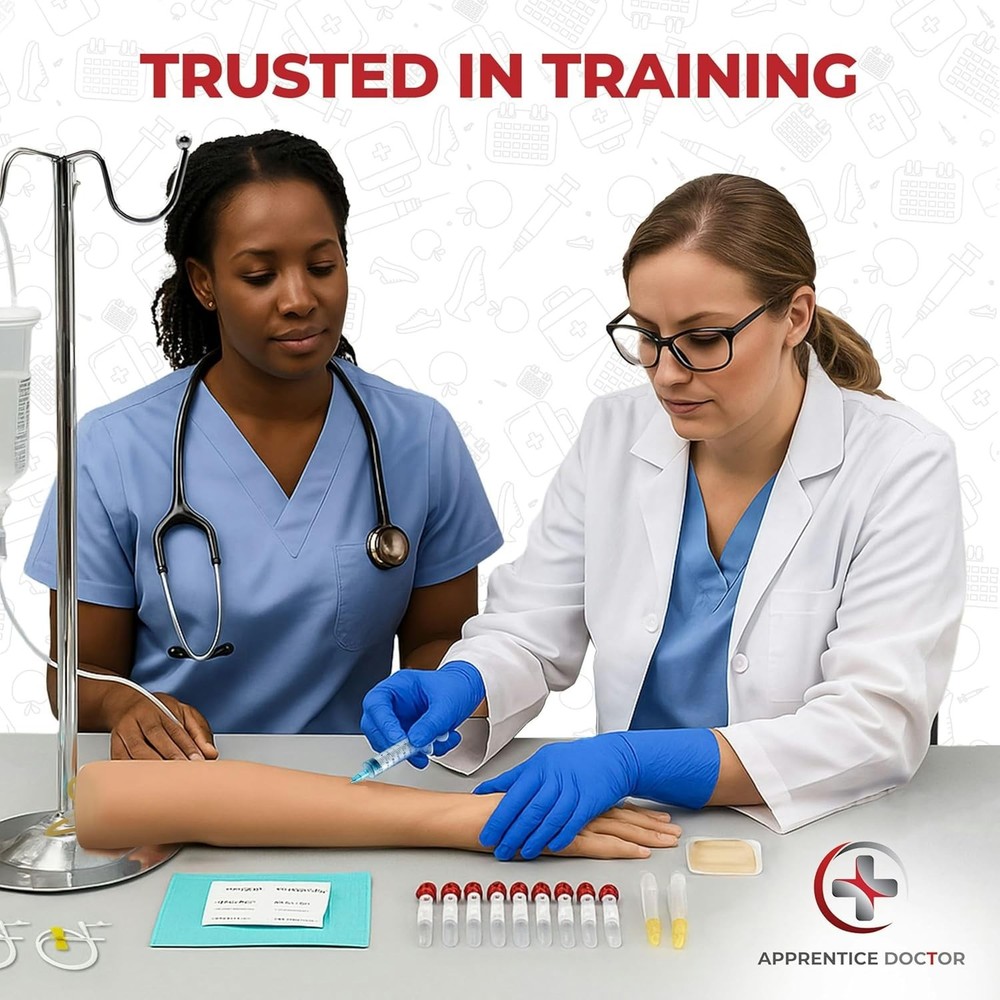Professional Phlebotomy Simulation Arm - Complete Training, Medical Students