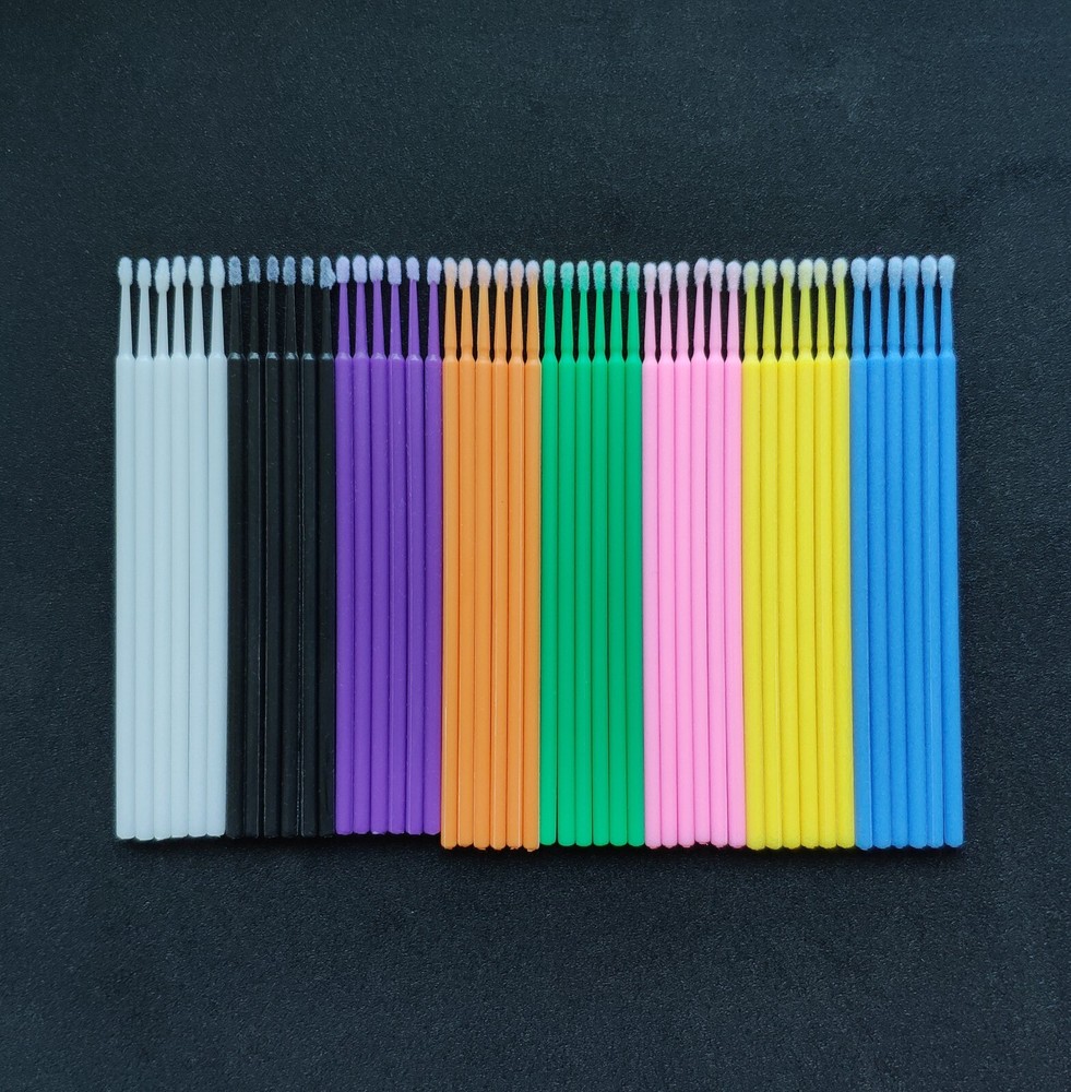 200Pc Micro Brushes Applicators Microbrush Dental (Regular,Fine,Super Fine) Eye