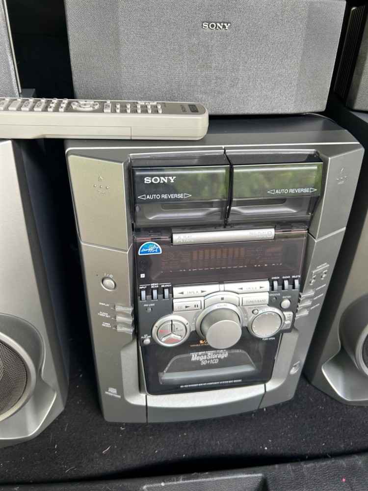 Sony MHC-M300AV Stereo System 50+1 CD Changer tape deck non functioning belts?