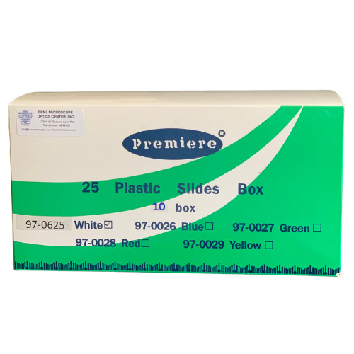 Plastic Slide Storage Box for 3" X 2" Slides, 25 Capacity, Case of 10