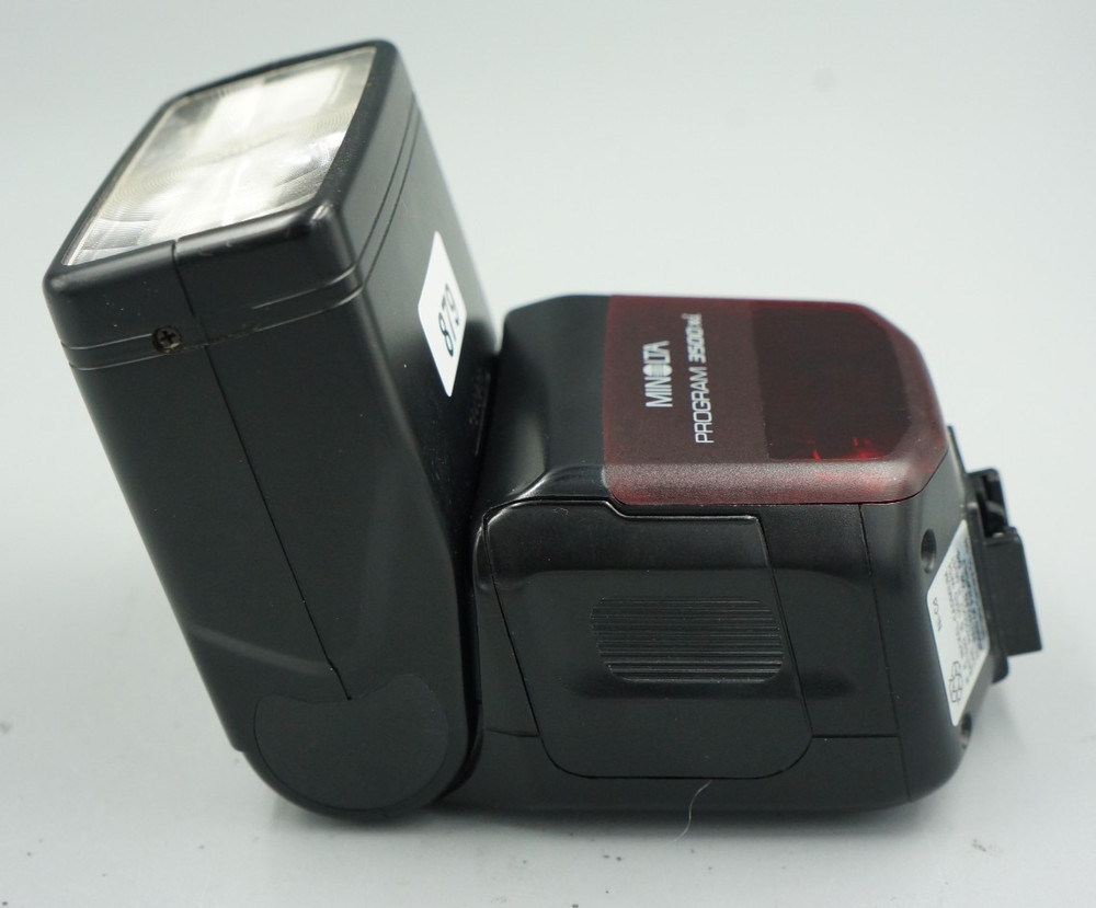 Minolta Program 3500xi Speedlight Flash ~Works~ #879