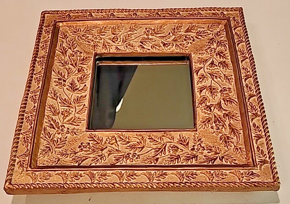 14 in Gold Filigree Mirror