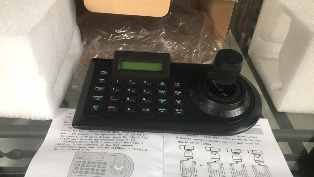 CCTV 3D Joystick Keyboard Controller - Model YN 313C, Communications RS485