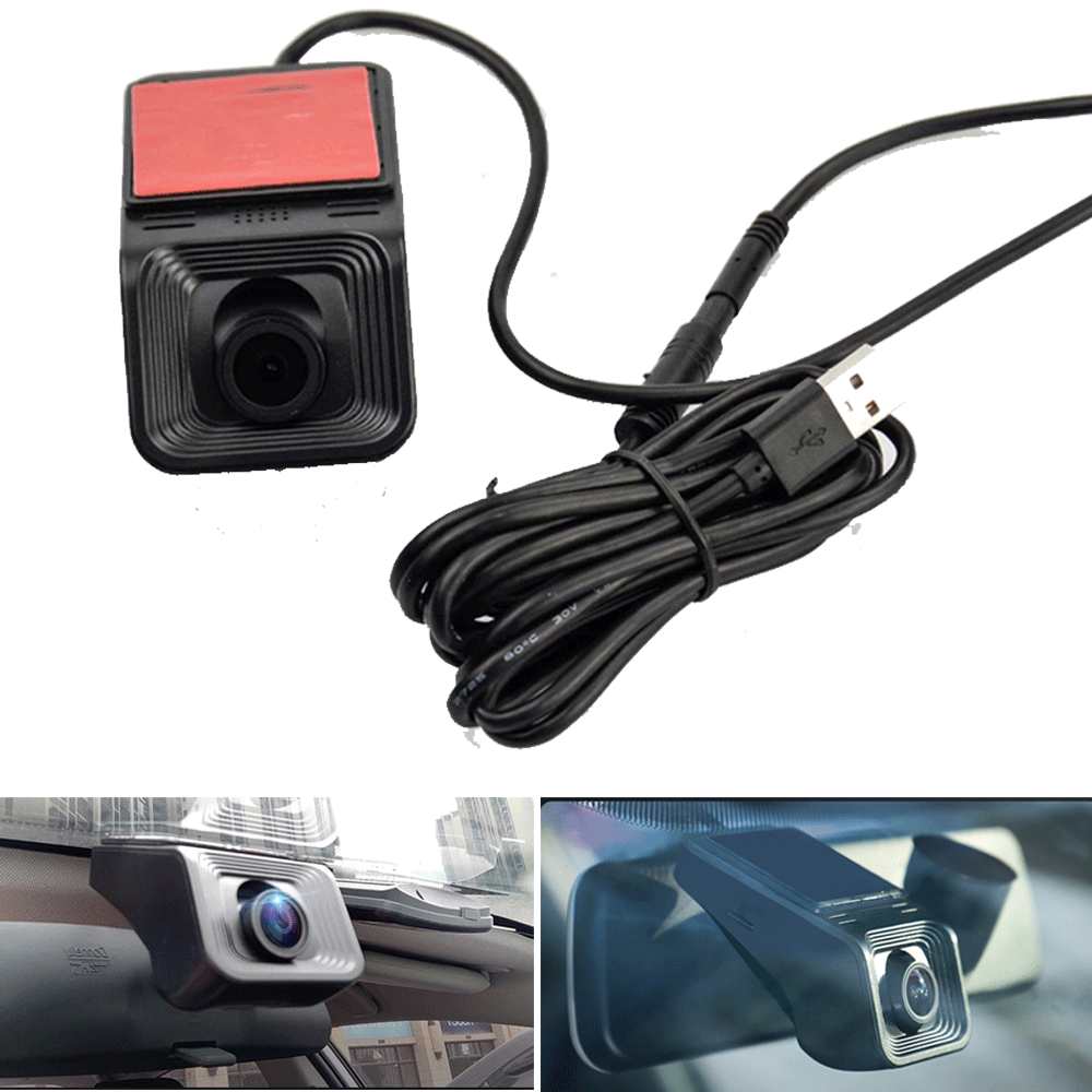 USB Car DVR Driving Video Recorder 1080P Dash Camera ADAS For Android Navigation