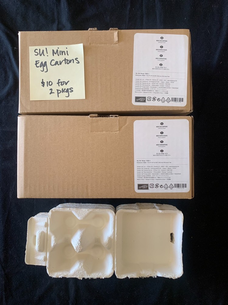 Stampin Up Mini Egg Cartons (2 pkg)