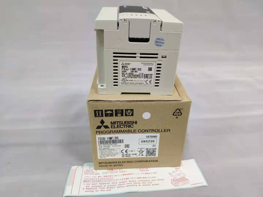 New Mitsubishi FX3U-16MT-DS Programmable Controller FX3U-16MT/DS Expedited Ship