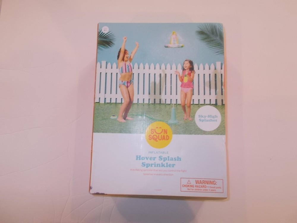 SUN SQUAD Inflatable Hover Splash Sprinkler With Sky High Splashes