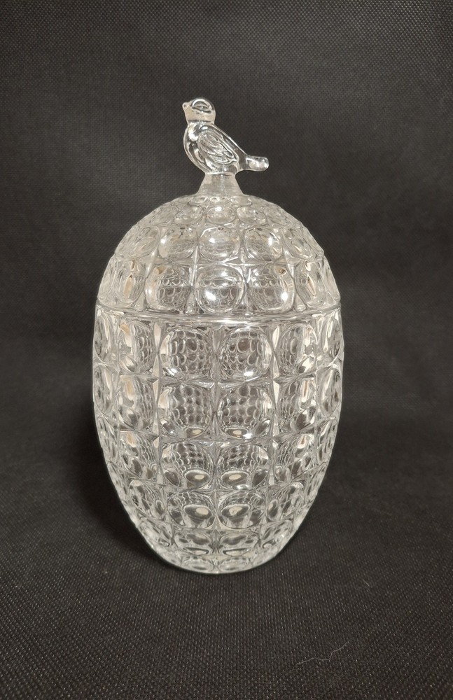 Songbird Crystal Lidded Compote