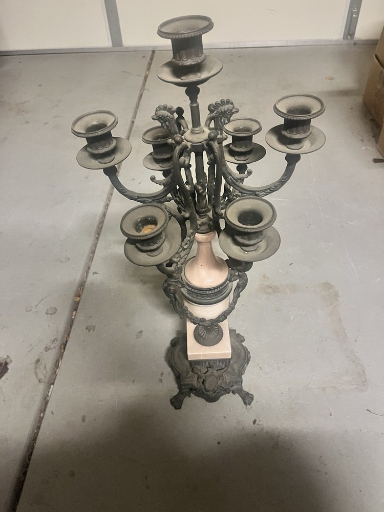 antique french bronze candelabra