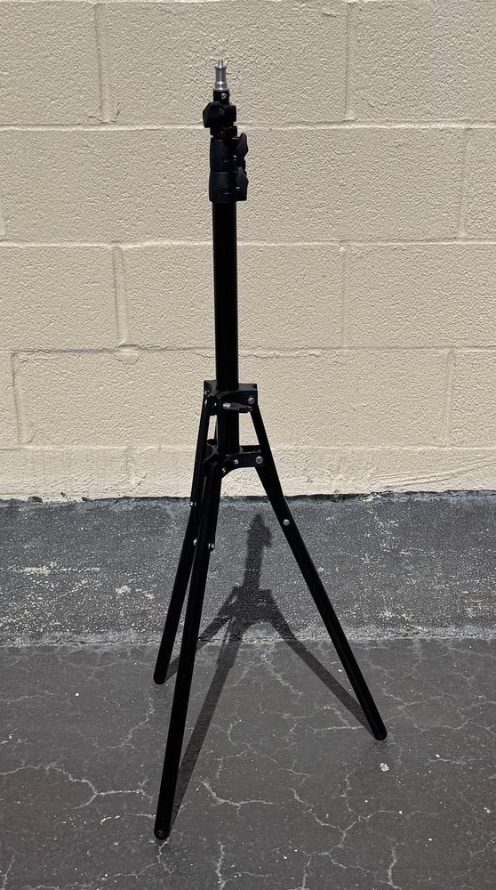 Adjustable Light Stand Tripod Photography Studio Support Black