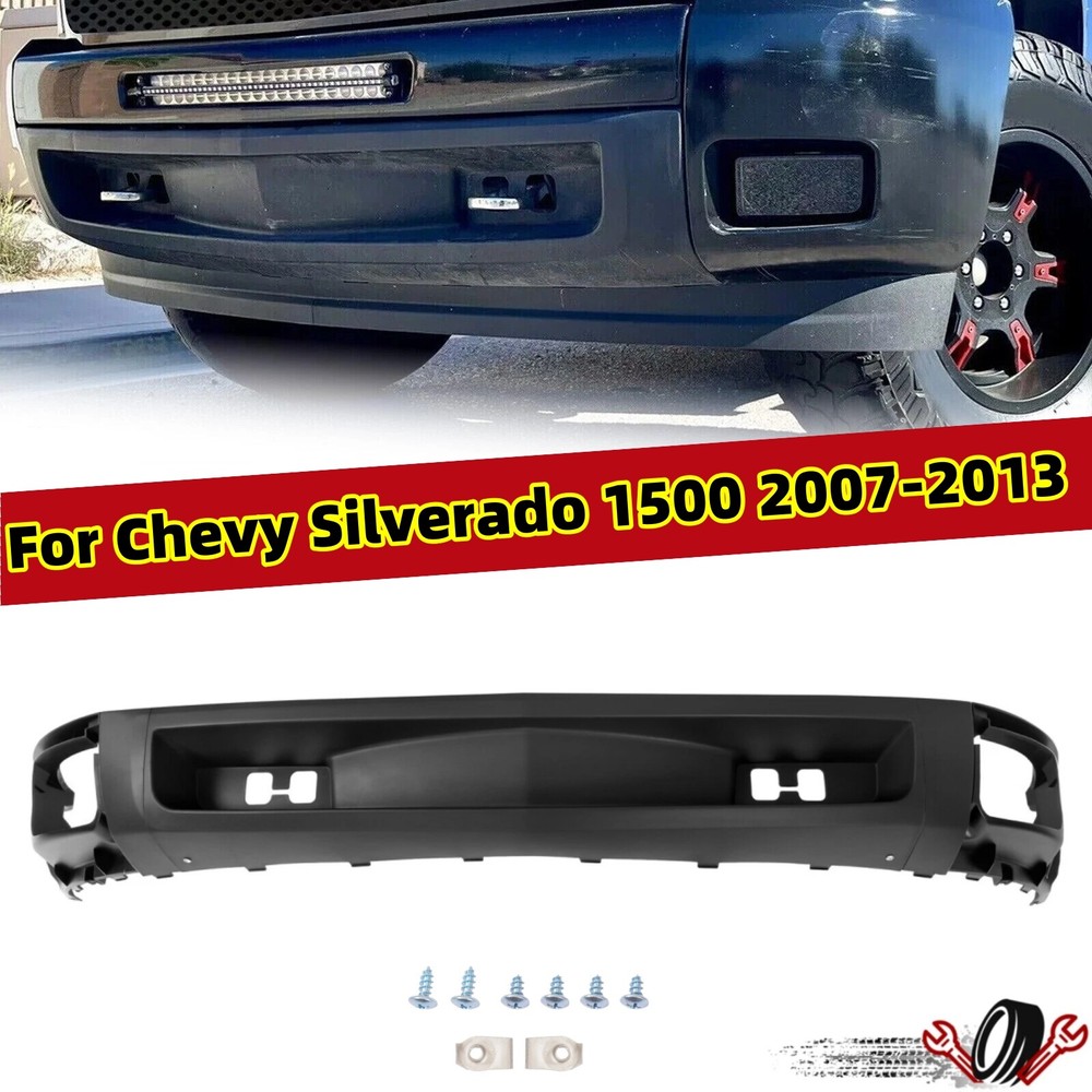 For Chevy Silverado 1500 2007-2013 Front Bumper Lower Valance Air Deflector