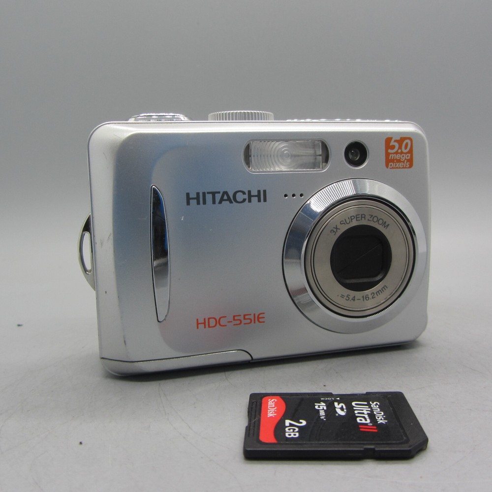 Hitachi Digital Camera HDC-551e 5.0MP Silver Tested