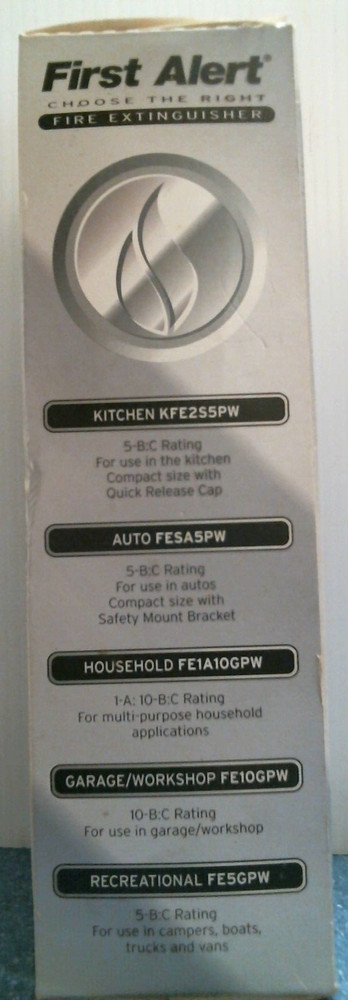 First Alert Kitchen Fire Extinguisher (KFE2S5) FS
