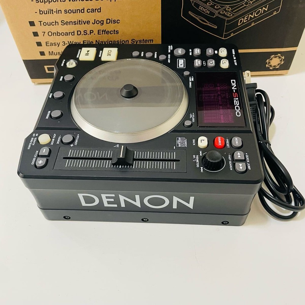 DENON DN-S1200 DJ CD USB Media Player Controller Tested with Box Japan