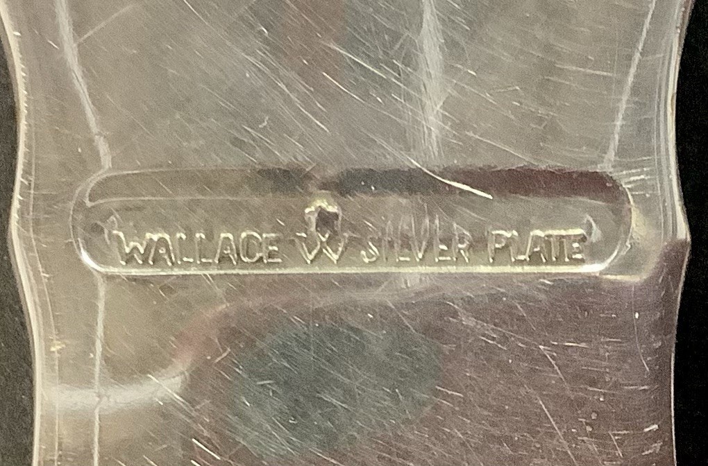 Vintage Wallace Silversmith Hammered Silver Plate Shoe Horn Silverplate Shoehorn