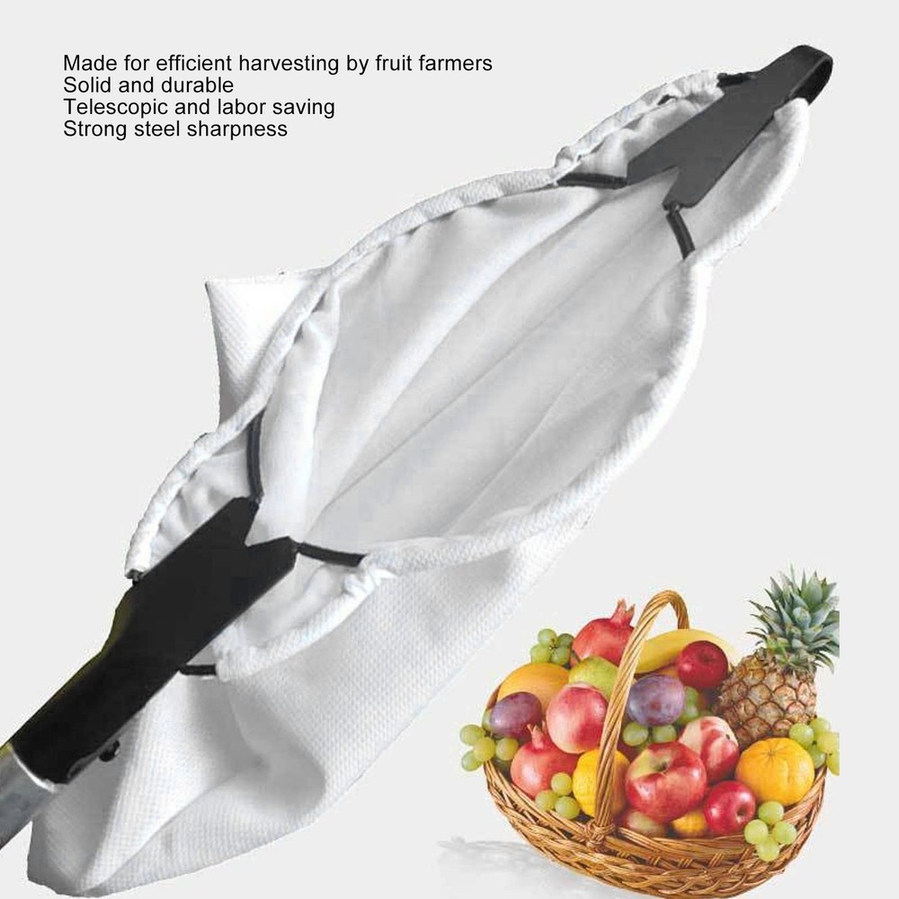 Fruit Picker, Harvest Basket, Large Elastic Bag Fruit Picking Tools with 2 V ...