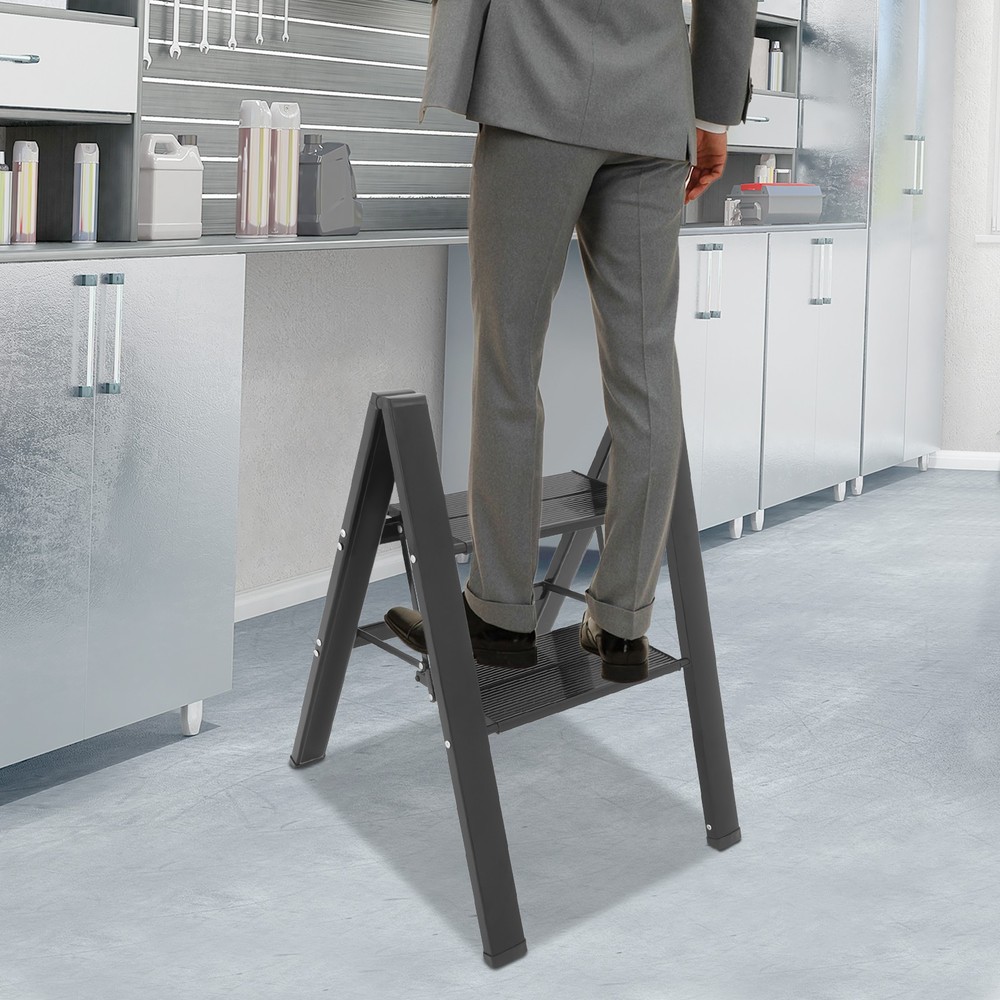 For Office Home Kitchen Folding Step Stool Portable Folding Step Stool Multi-Use