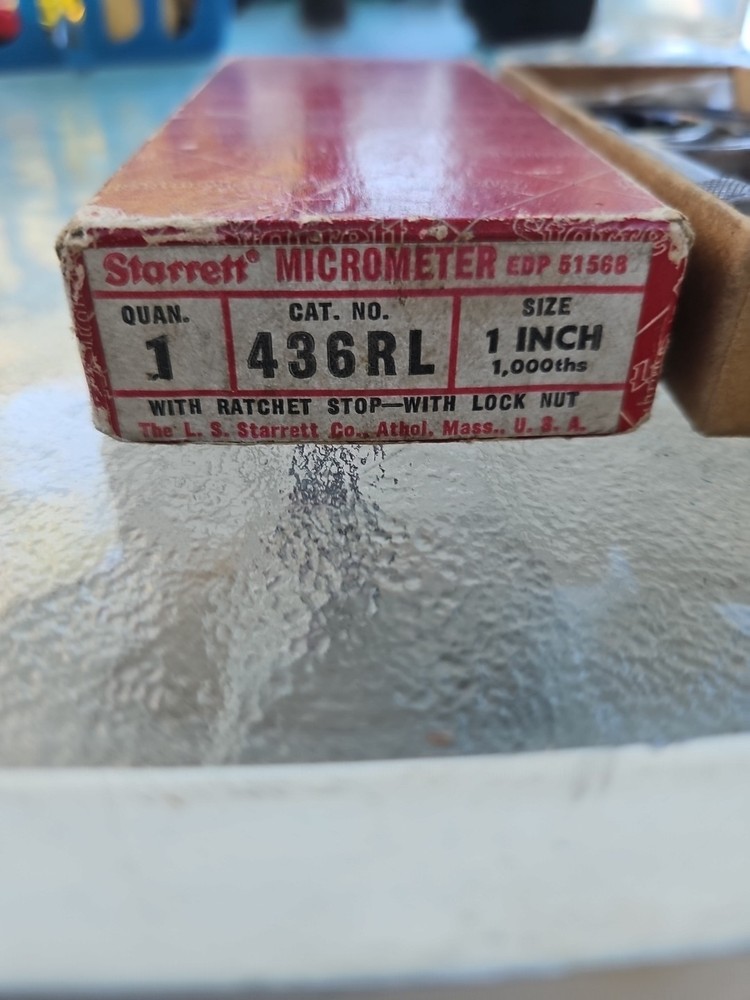 Starett Micrometer 436RL-1 MICROMETER