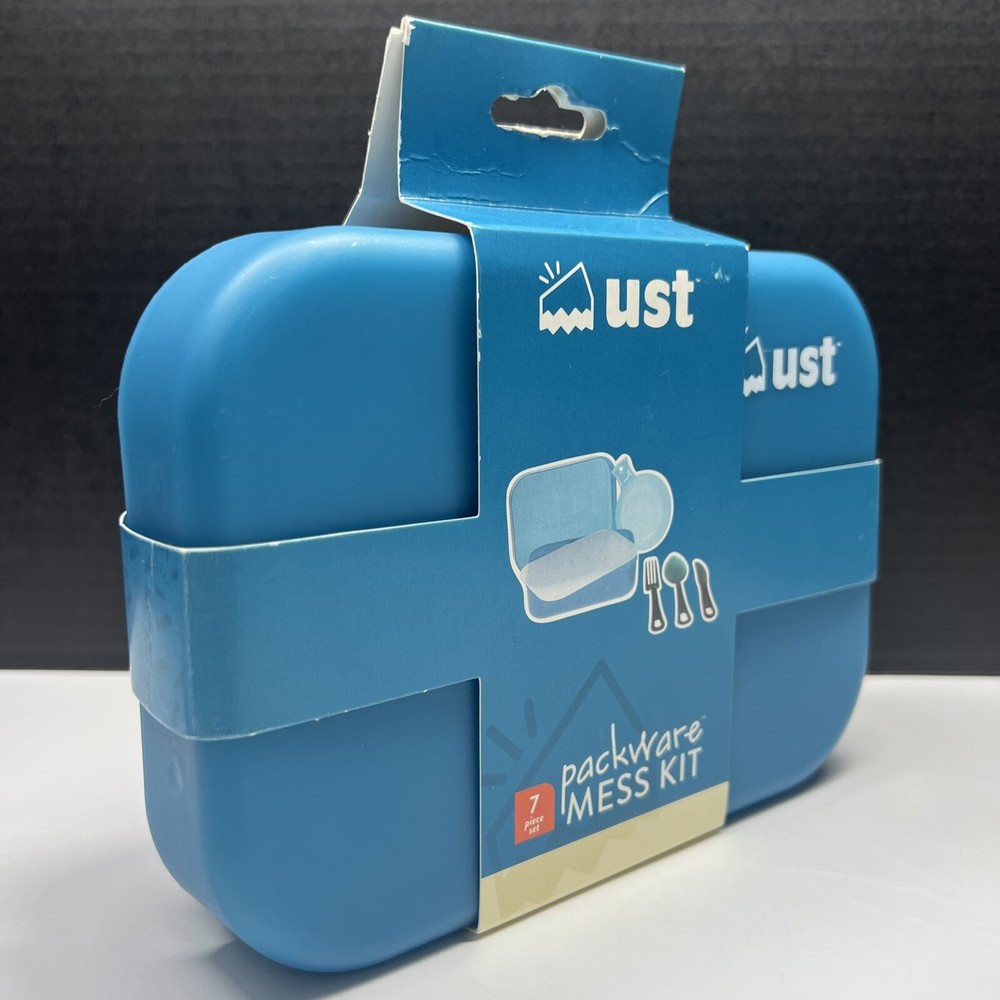 ust PackWare Mess Kit w/ Self Contained, BPA Free Compact Design Eating Utensils