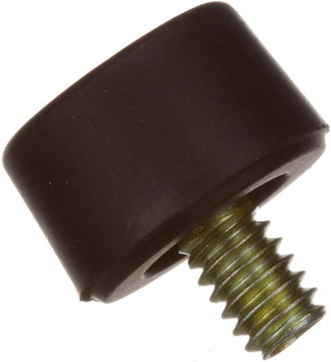 Adjustable Rubber Bumper Feet, Levelers, 1/4-20 Thread Size