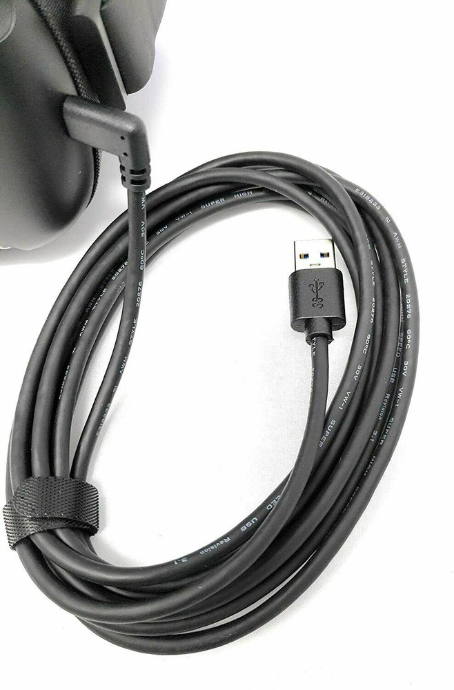 10ft Link Cable for Oculus Quest 2 Type-C Right Angle to USB A 3.2 Charging Cord