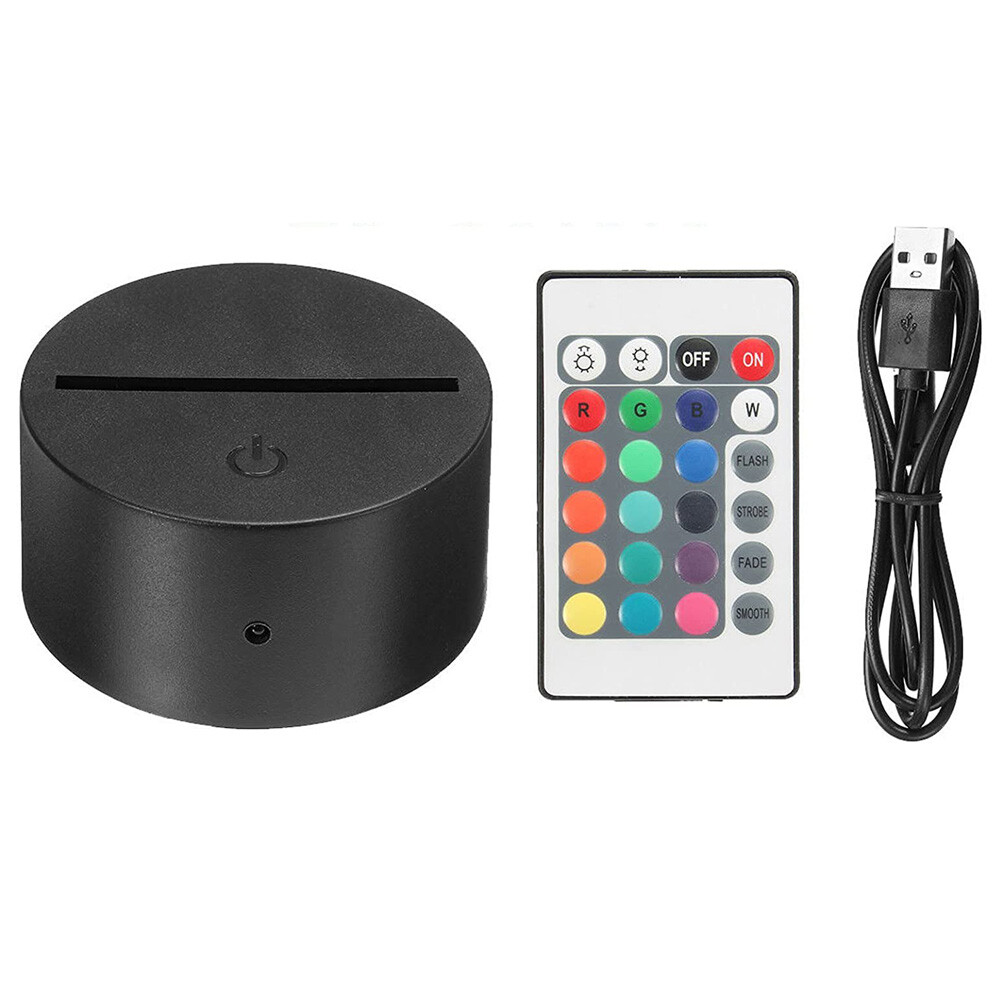 Star Trek Enterprise 3D LED Lamp, multi-function remote and Free Shipping