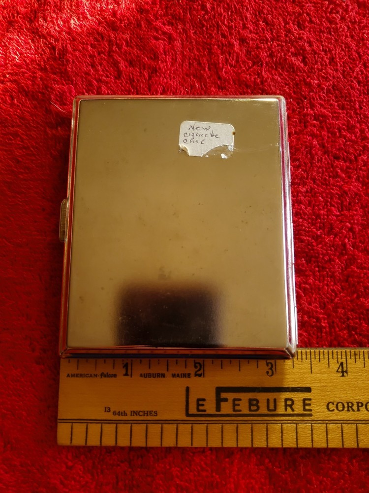 Vintage EAGLE Head & Truck Cigarette Case.