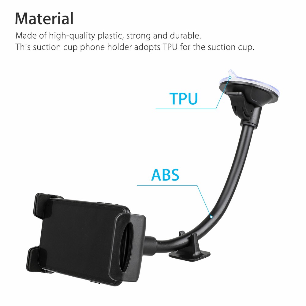 360° Car Windshield Dashboard suction Mount Holder Stand For Phone Tablet PC GPS