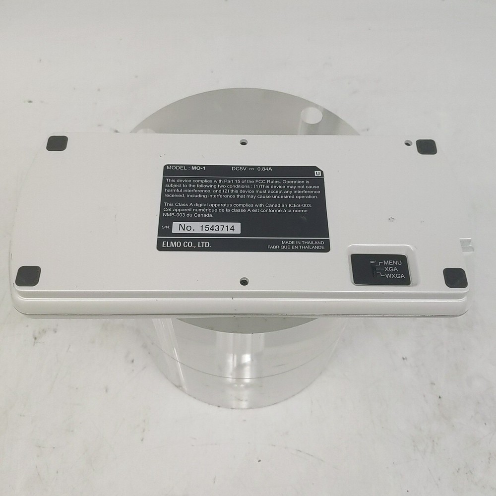 Elmo MO-1 White HDMI/ USB Visual Live Overhead Camera -Untested