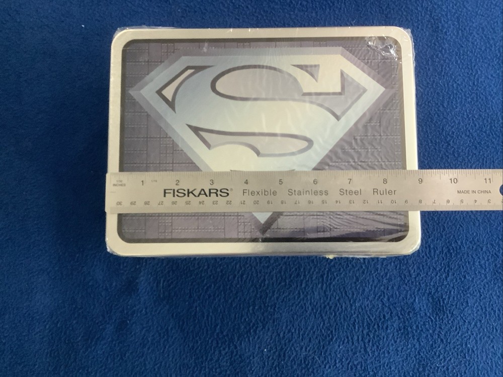Vintage Superman Lunch Box Tin Comic In Original Packaging
