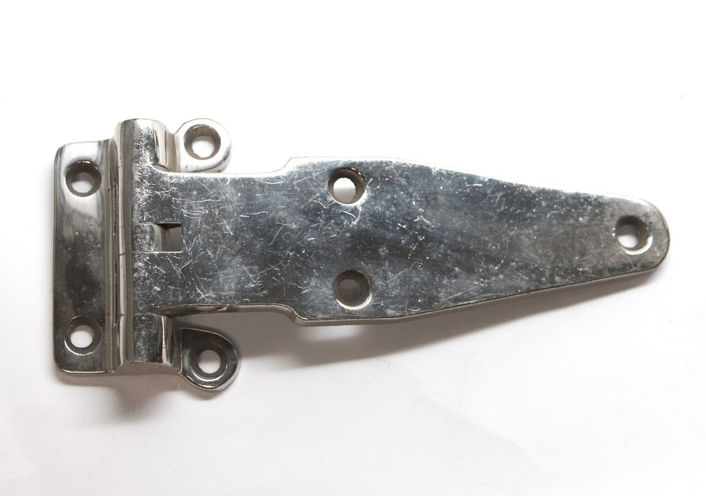 Vintage Chrome Ice Box Hinge