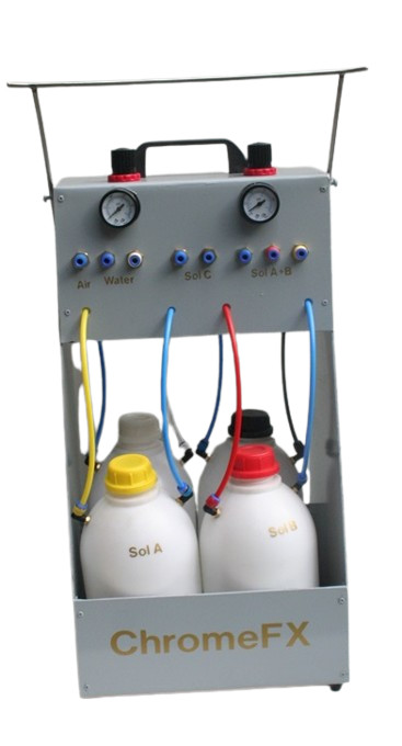 hydrochrome Hydro Chrome Spray system