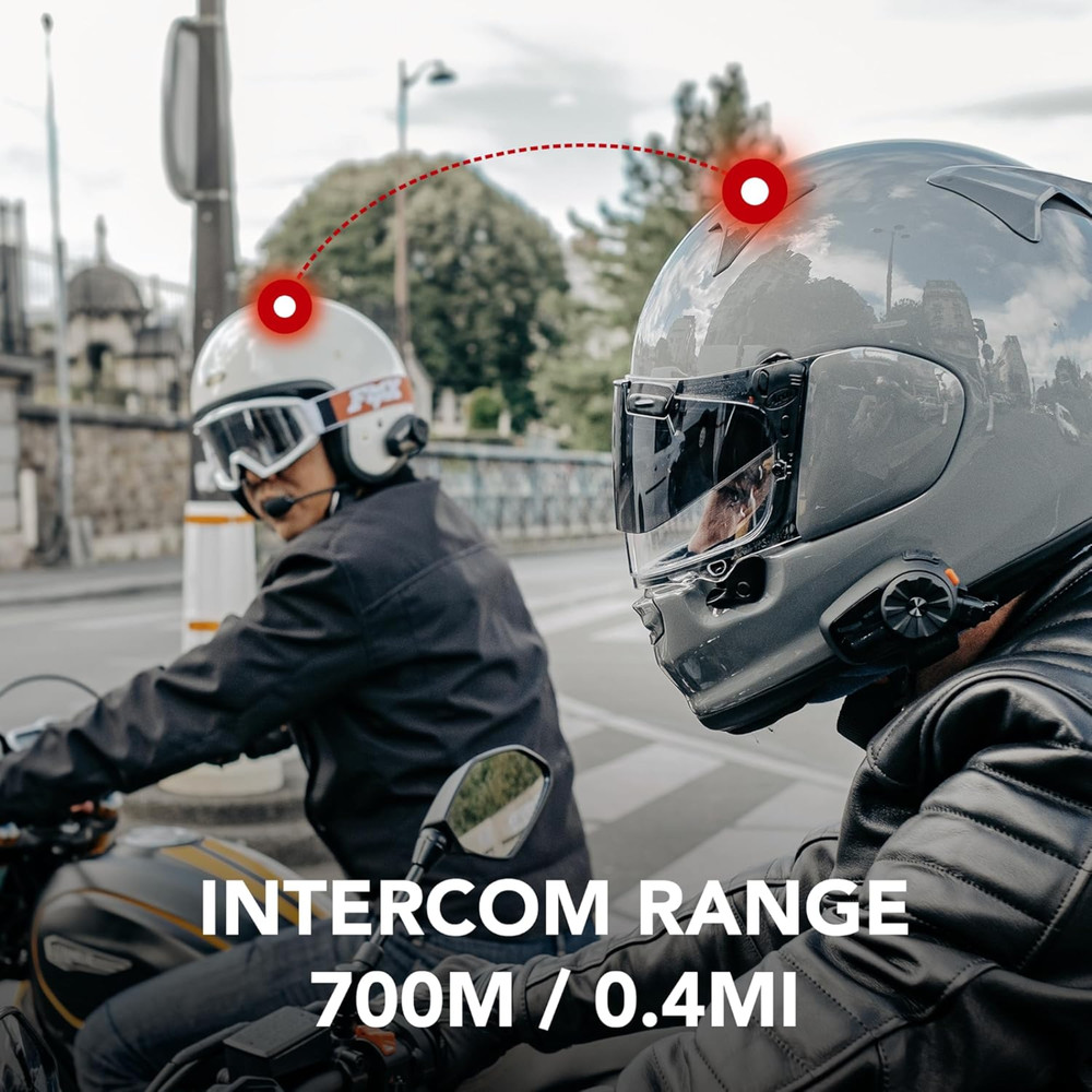 Sena 5S-02D Motorcycle Bluetooth Communication System HD Dual Pack Bluetooth 5.1