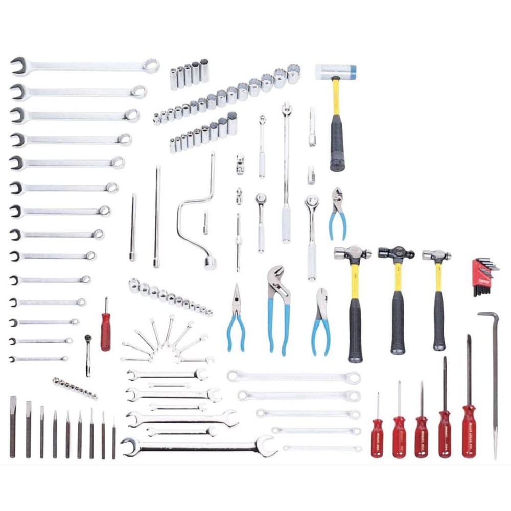 Wright Tool 136 General Maintenance Tools Set, Tools Only 134 Pieces