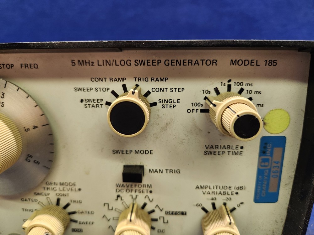 Wavetek Model 185 5 MHz Linear/Logarithmic Sweep Generator