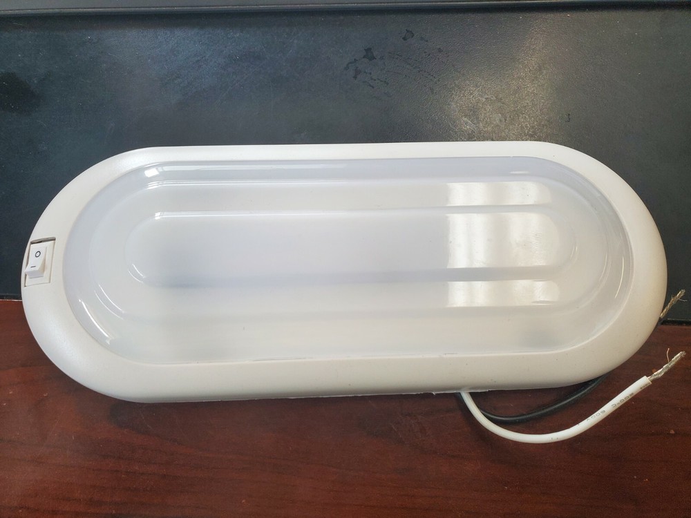 SunLink CDS01N-22A 12V 12 Diode 6W SMD LED RV Camper Interior Dome WHITE